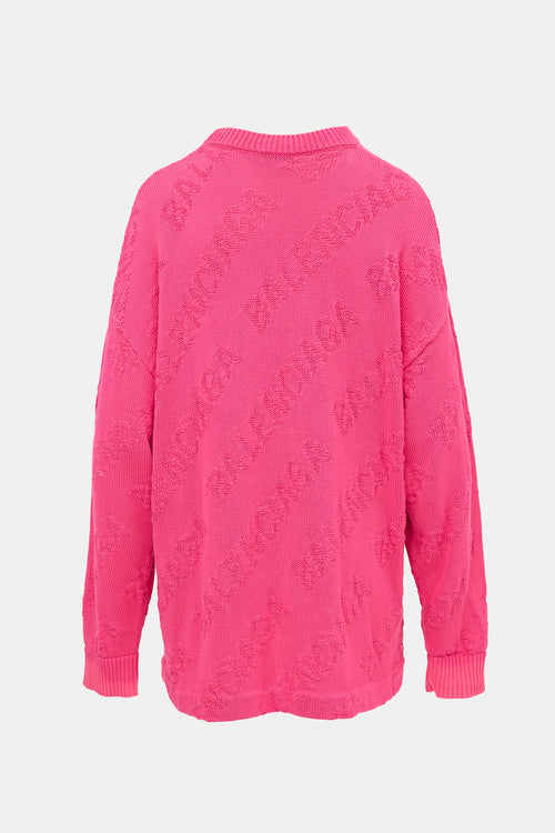 Balenciaga Oversized Logo Sweater