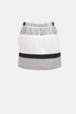 Balenciaga 2016 Paneled Mini Skirt