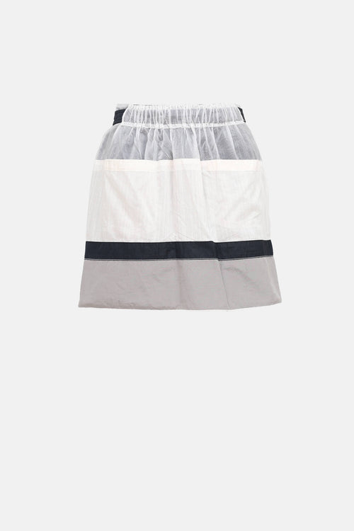 Balenciaga 2017 Paneled Mini Skirt