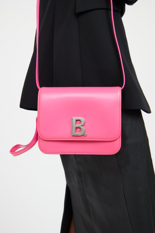 Balenciaga Pink Leather B. Medium Bag