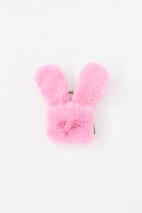 Balenciaga Pink Fur Crossbody Airpod Case