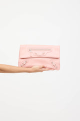Balenciaga Leather Envelope Clutch