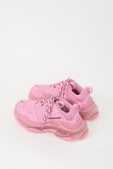 Balenciaga Pink Triple S Sneaker