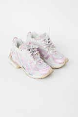 Balenciaga Pink & White Runner Sneaker