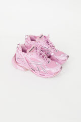 Pink Distressed Runner Sneaker Balenciaga