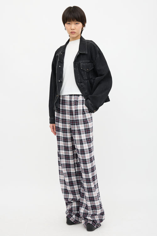 Balenciaga Plaid Flannel Lounge Pant