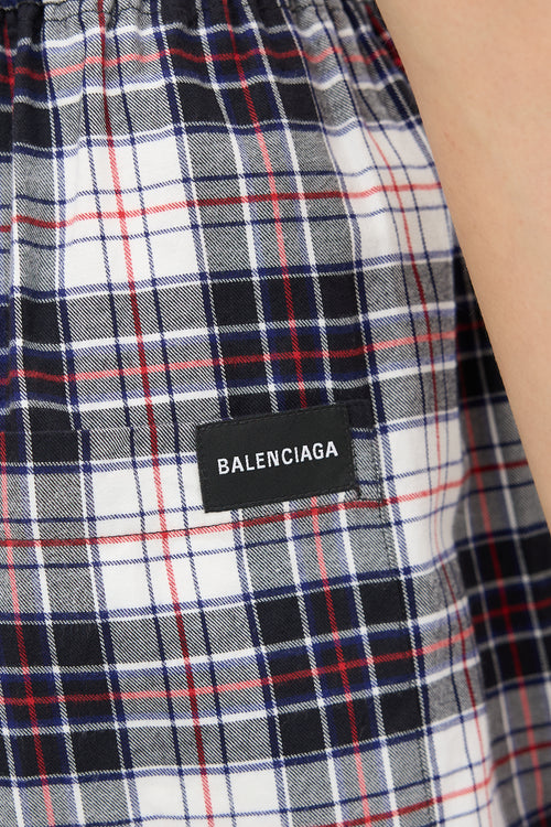 Balenciaga Plaid Flannel Lounge Pant