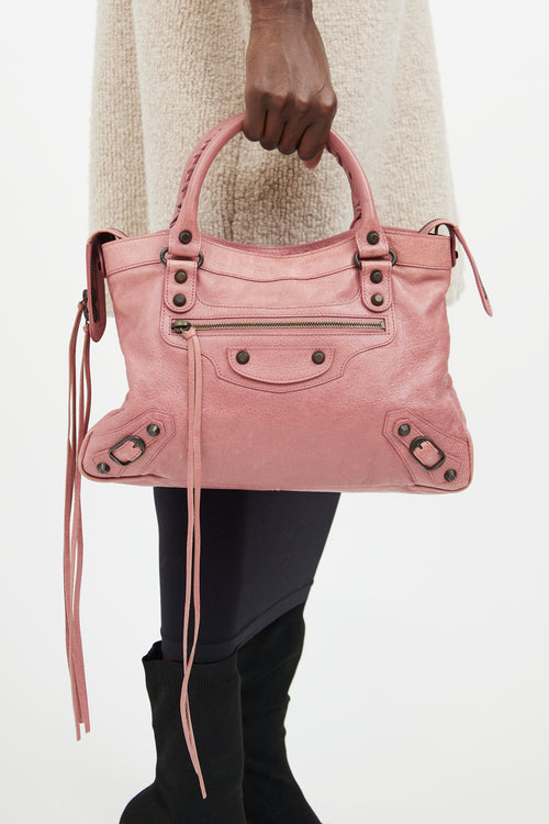 Balenciaga Pink Classic City Bag