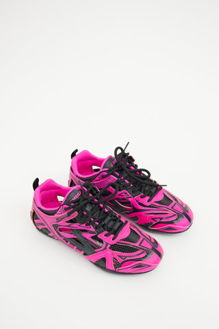 Balenciaga Pink & Black Drive Sneaker