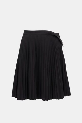 Balenciaga Pre-Fall 2017 Pleated Low Waist Skirt