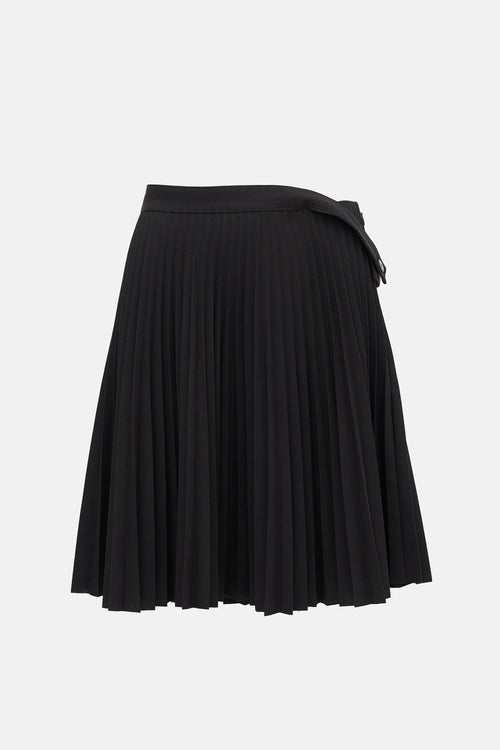 Balenciaga Pre-Fall 2017 Pleated Low Waist Skirt