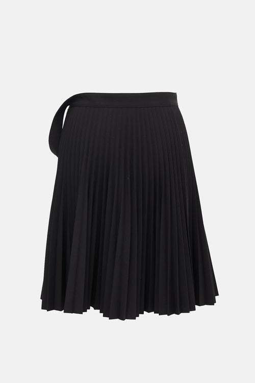 Balenciaga Pre-Fall 2017 Pleated Low Waist Skirt