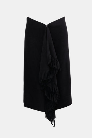 Balenciaga Pre-Fall 2018 Wool Fleece Skirt