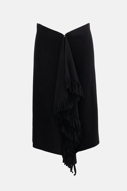 Balenciaga Pre-Fall 2018 Wool Fleece Skirt