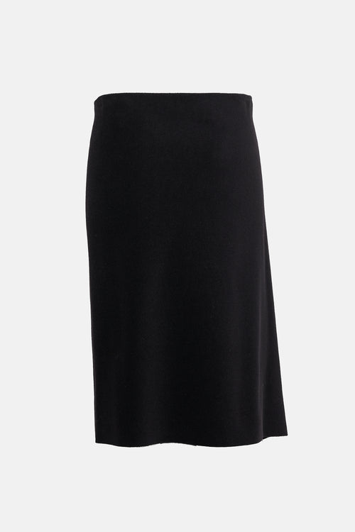 Balenciaga Pre-Fall 2018 Wool Fleece Skirt