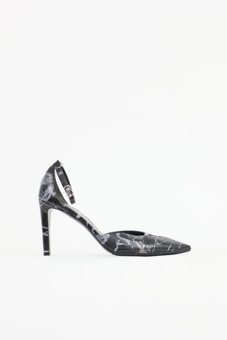 Balenciaga Printed Leather Pump