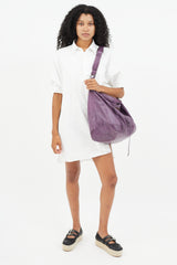 Balenciaga Purple Day Leather Bag