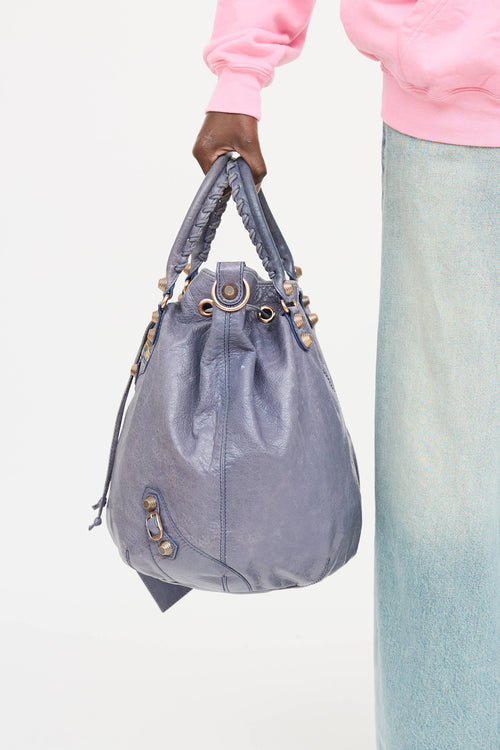 Balenciaga Giant 21 Pompon Bucket Bag