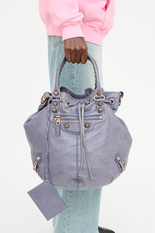 Balenciaga Giant 21 Pompon Bucket Bag