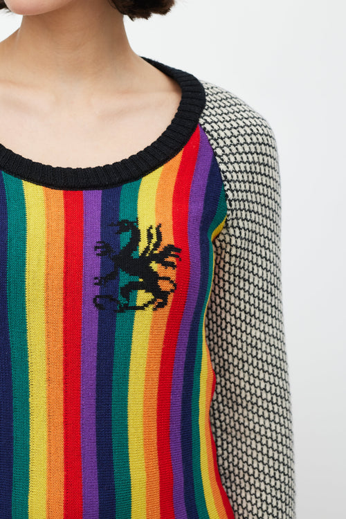 Balenciaga Rainbow Wool Sweater