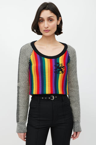 Balenciaga Rainbow Wool Sweater
