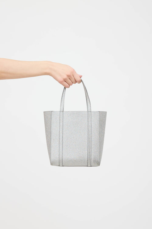 Balenciaga Every Glitter Logo Tote