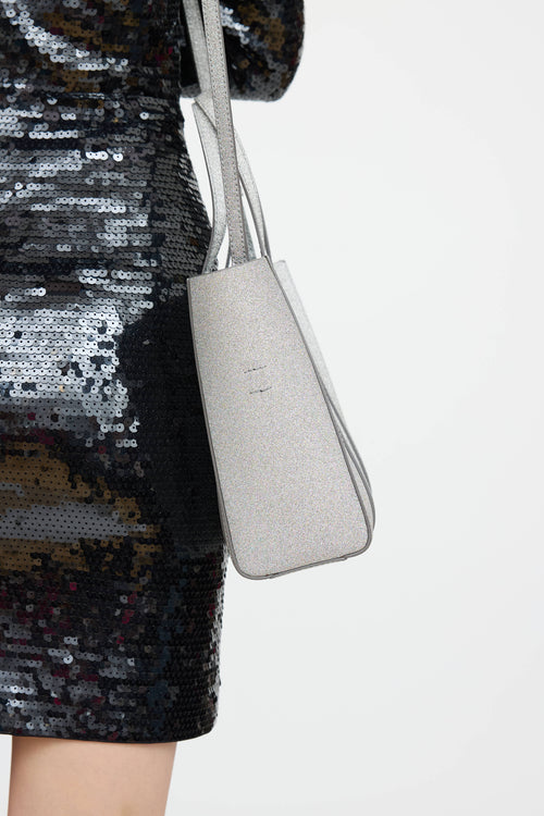 Balenciaga Every Glitter Logo Tote