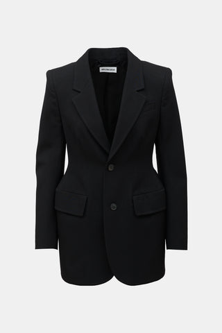 Balenciaga SS 2020 Wool Gabardine Blazer