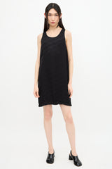 Balenciaga Satin BB Monogram Tank Dress