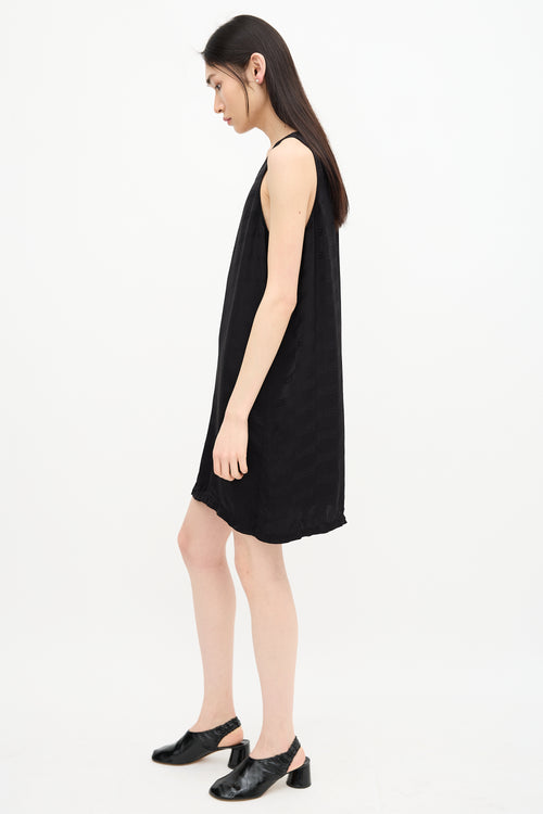 Balenciaga Satin BB Monogram Tank Dress
