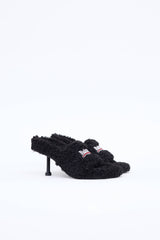 Balenciaga Furry Logo Sandal