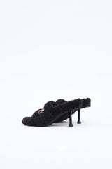 Balenciaga Furry Logo Sandal