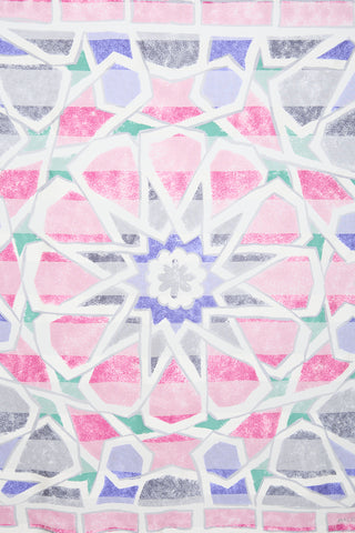 Balenciaga Silk Geometric Scarf