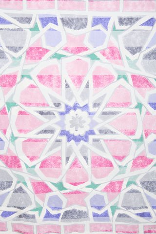 Balenciaga Silk Geometric Scarf