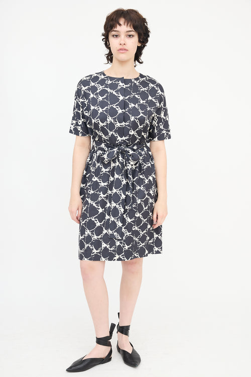 Balenciaga Silk Printed Dress