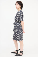 Balenciaga Silk Printed Dress