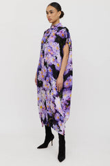 Balenciaga Silk Shutterstock Floral Dress