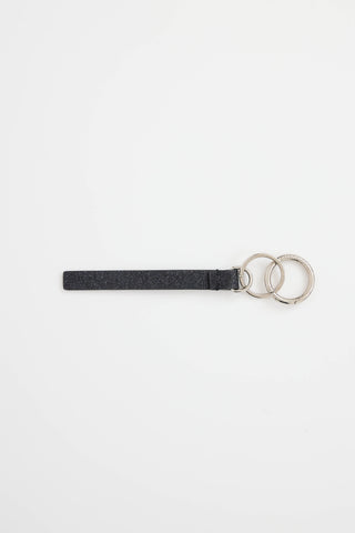 Balenciaga Glitter Logo Keychain