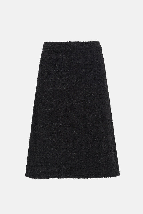 Balenciaga Sparkly Tweed Skirt