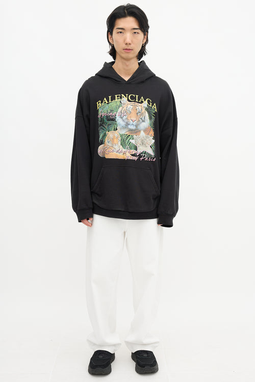 Balenciaga Spring 2022 Logo Hoodie