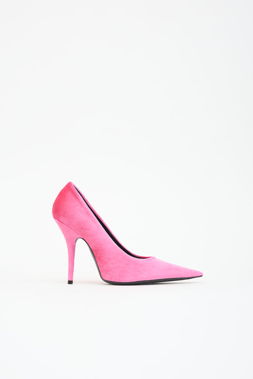 Balenciaga Velvet Knife Pump