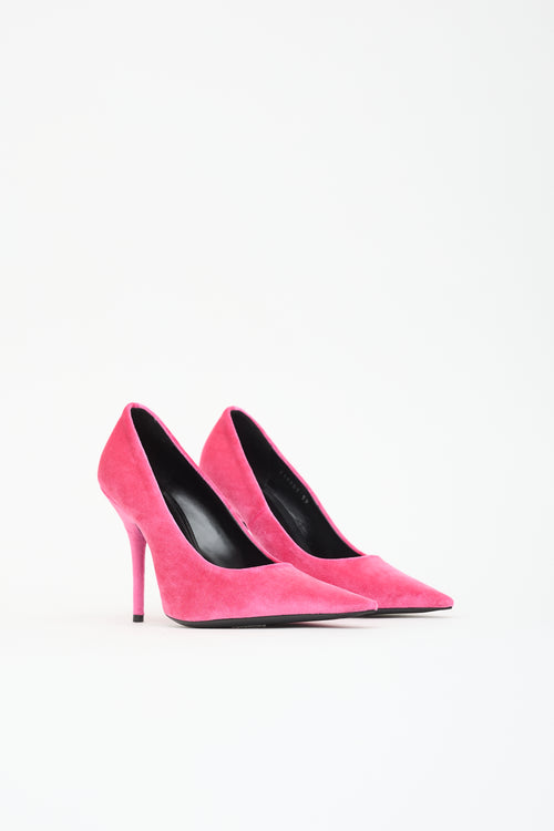 Balenciaga Velvet Knife Pump