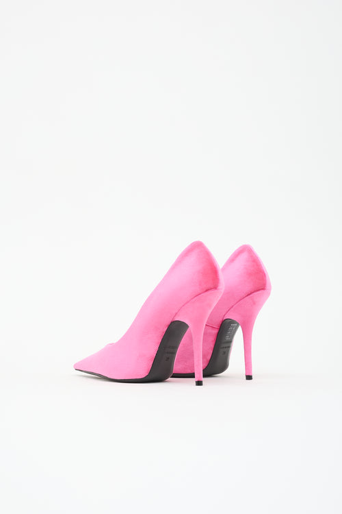 Balenciaga Velvet Knife Pump