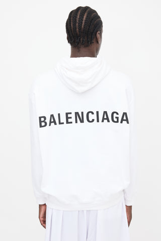 Balenciaga Logo Hoodie