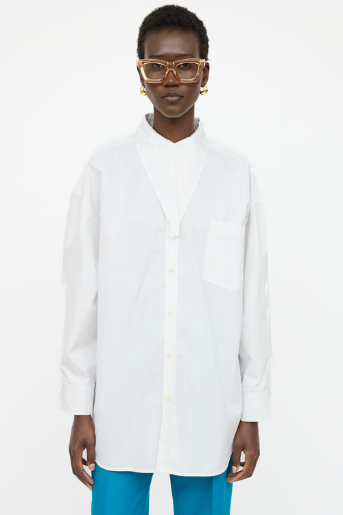 Extended Collar Shirt