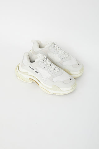 Balenciaga White Triple S Sneaker