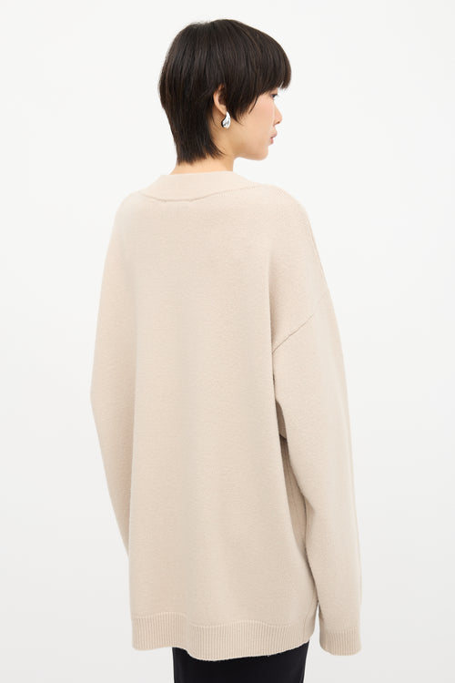 Balenciaga Wool Double Neck Sweater