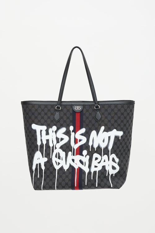 Balenciaga X Gucci Monogram The Hacker Project Bag