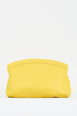 Balenciaga Yellow Leather Motocross Pouch