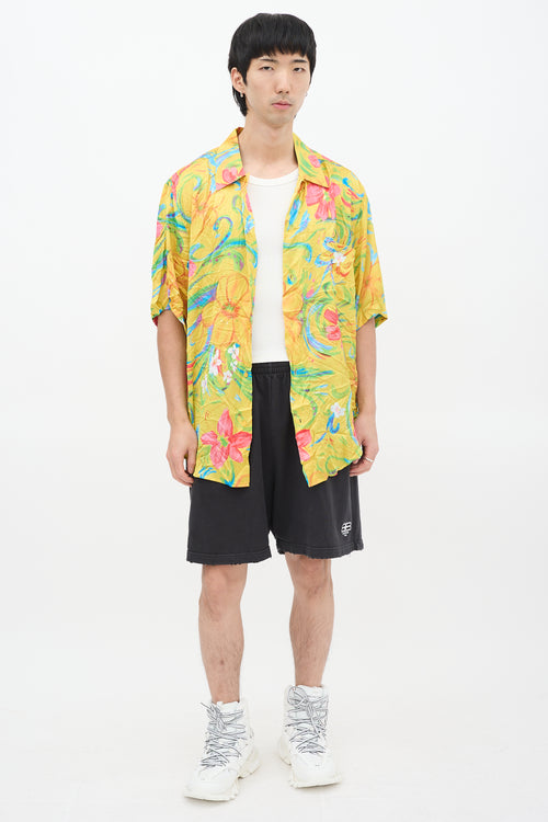 Balenciaga floral shirt on sale